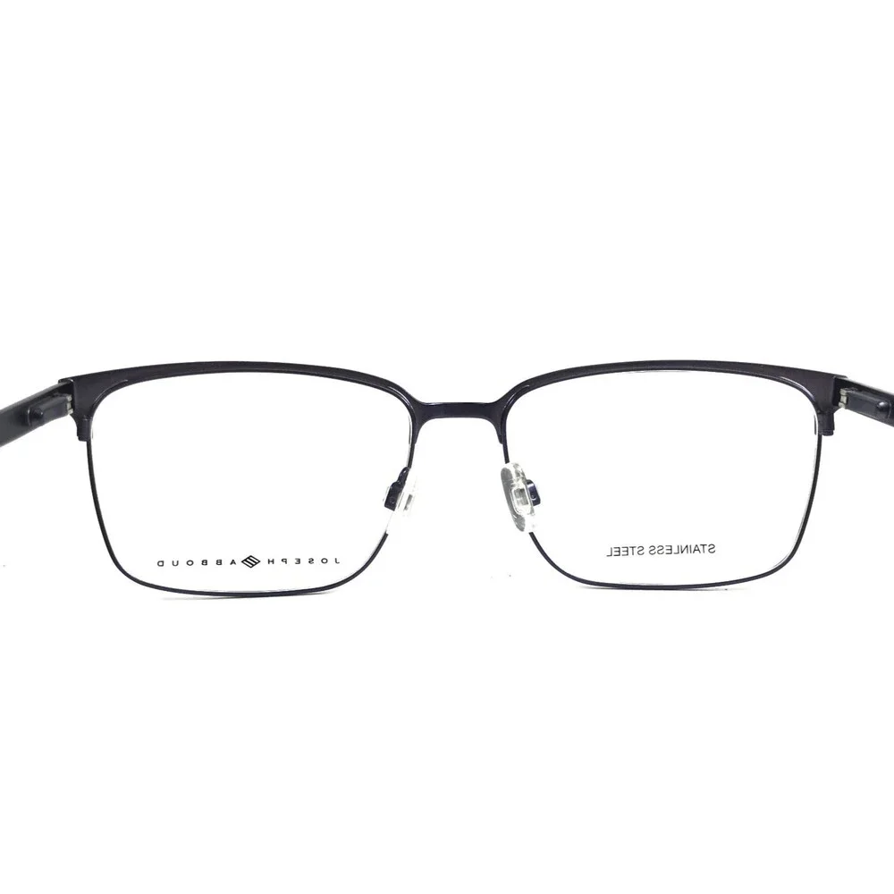 Joseph Abboud Eyeglasses Frame JA4096 414 NAVY Blue Rectangle Full Rim 56-17-145